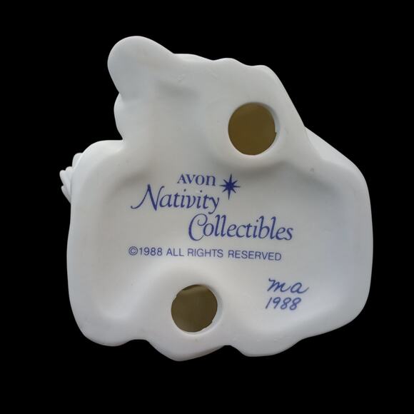 AVON Nativity Collectibles The Innkeeper Figurine 1988 With Box White Porcelain - Picture 7 of 11